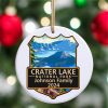 Crater Lake National Park Custom Ornament