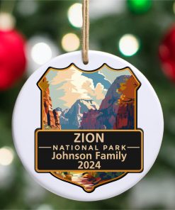 Zion National Park Custom Ornament