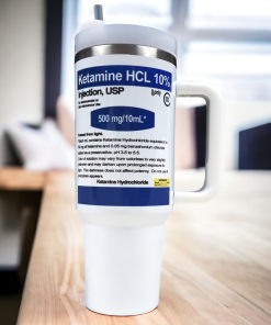 Ketamine Novelty Medication Label Healthcare Tumbler