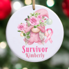 Breast Cancer Survivor Ornament